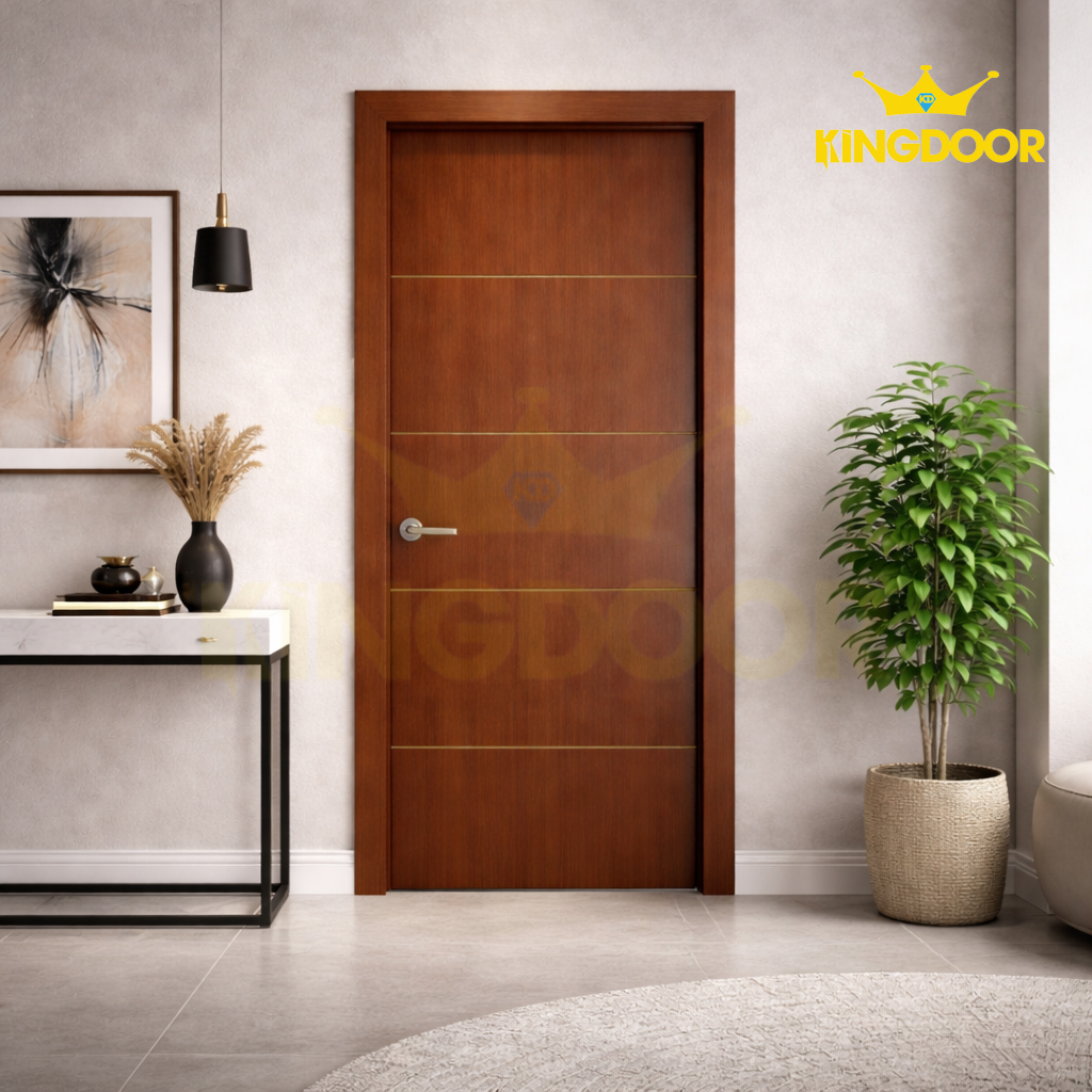 Cửa gỗ MDF Melamine KD.M1R4 Cửa gỗ MDF Melamine KD.M1R4