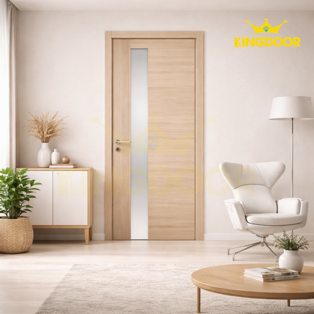 Cửa gỗ MDF Melamine KD.M1NGL