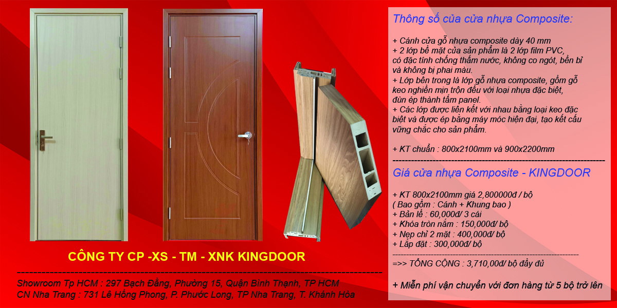 Báo giá chi tiết cửa nhựa composite ( Sungyu )
