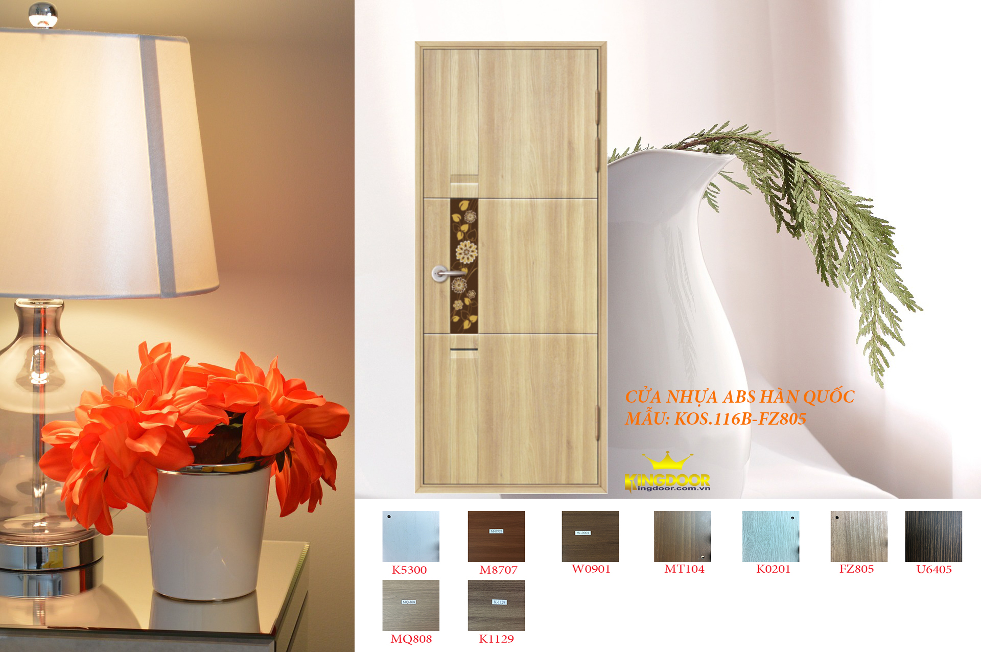 Cửa nhựa ABS Hàn Quốc