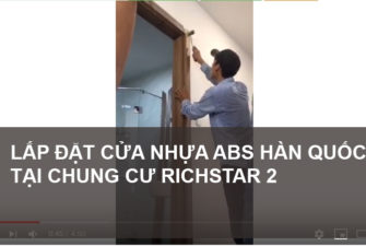 Hướng dẫn lắp cửa nhựa ABS Hàn Quốc