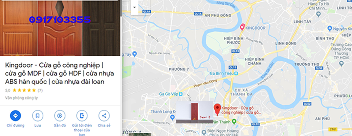 vị trí cửa hàng cửa gần đường Phạm Văn Đồng