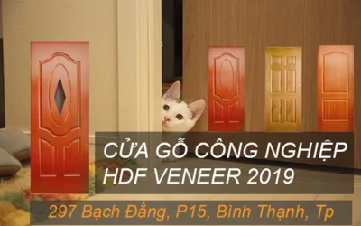 Cửa gỗ hdf, hdf veneer là gì ? Tìm hiểu về cửa gỗ công nghiệp