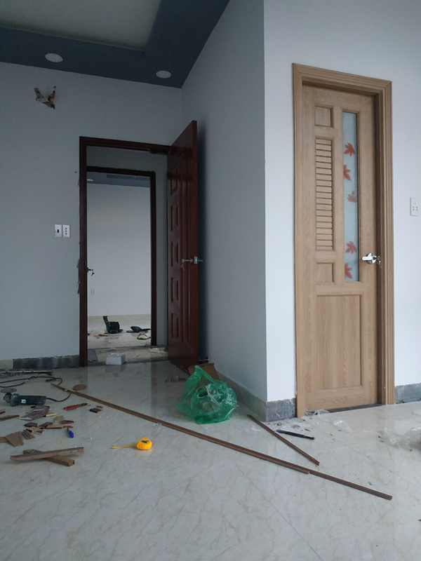 cửa nhựa gỗ composite tại nha trang