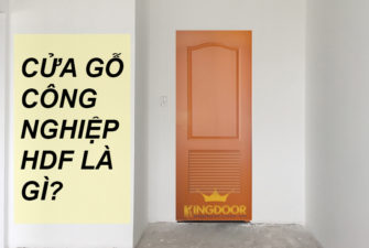 CỬA GỖ CÔNG NGHIỆP HDF LÀ GÌ