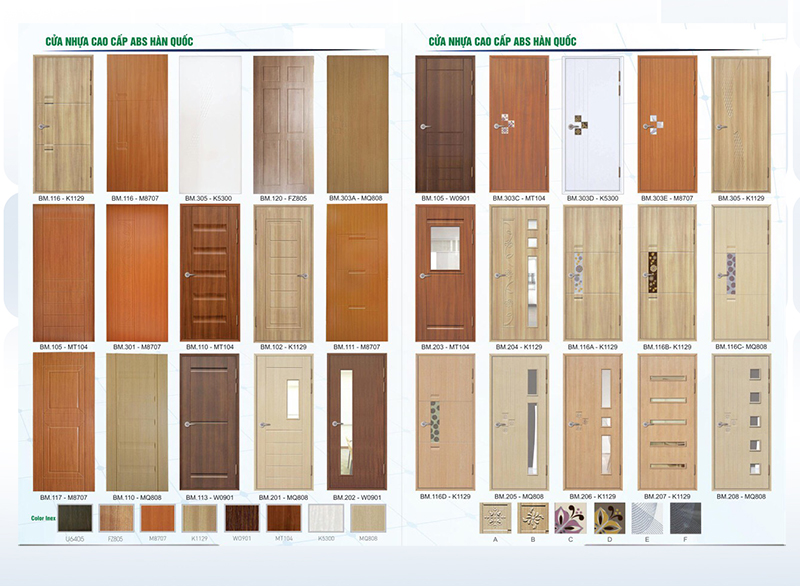 Cửa nhựa ABaS Hàn Quốc đẹp