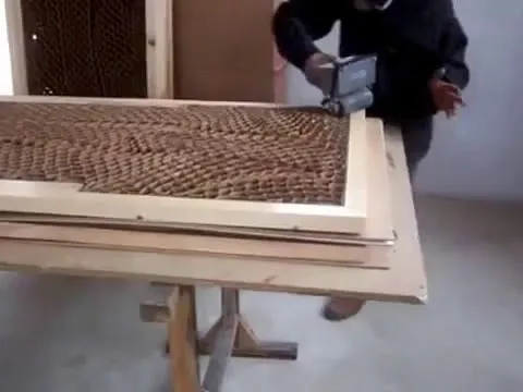 Quy trình ép khung cửa gỗ công nghiệp