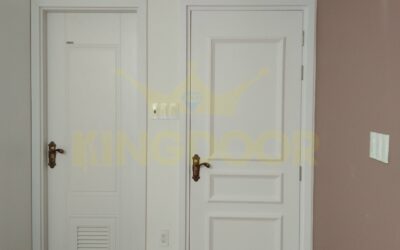 Cửa nhựa composite màu trắng