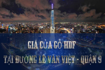 Giá cửa gỗ công nghiệp hdf tại đường lê văn việt