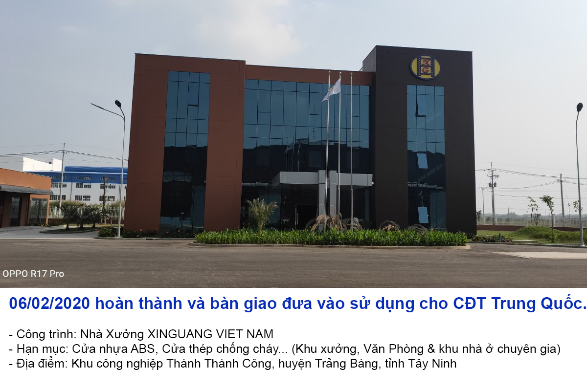 Công trình nhà xưởng tại Tây Ninh