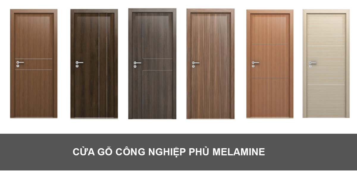 Cửa gỗ công nghiệp mdf melamine làm phòng ngủ