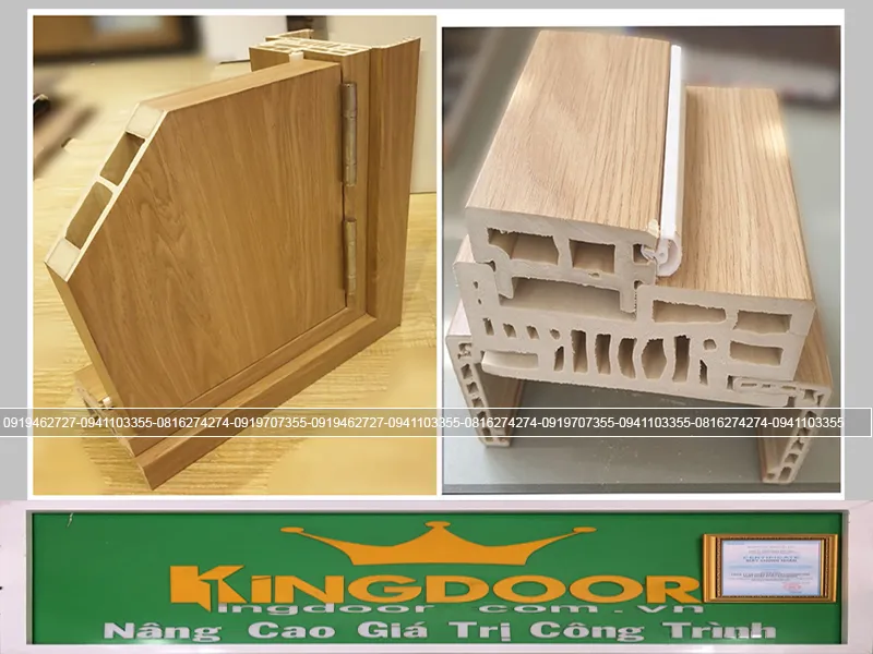 Khung bao và góc mẫu cửa nhựa gỗ Composite