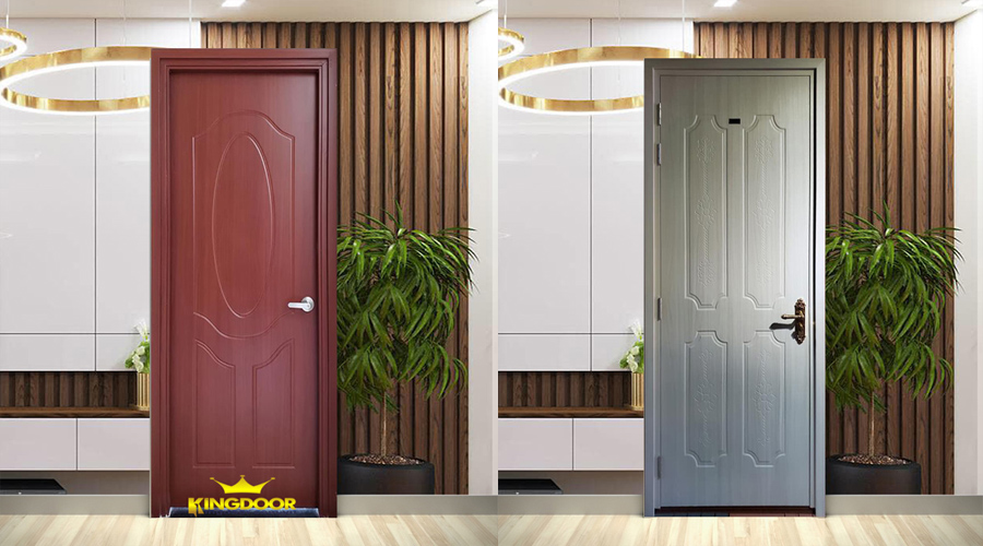 Mẫu cửa nhựa Composite hiện đại