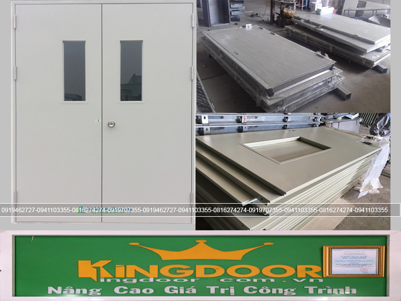 Cửa thoát hiểm tại xưởng của công ty Kingdoor
