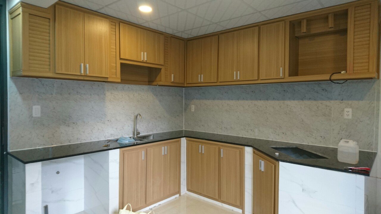 Tủ bếp thiết kế theo yêu cầu của khách hàng