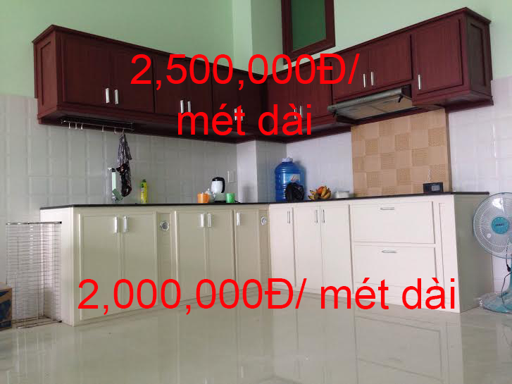 Giá tủ bếp nhựa giả gỗ Đài Loan