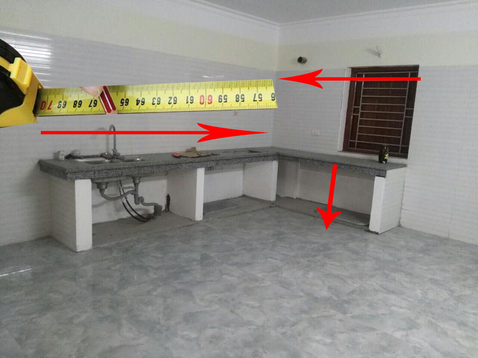 Khảo sát và đo đạc để lên phương án thiết kế và báo giá