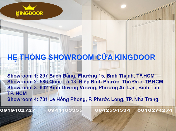 Hệ thống showroom cửa Kingdoor