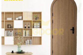 Cửa vòm gỗ công nghiệp