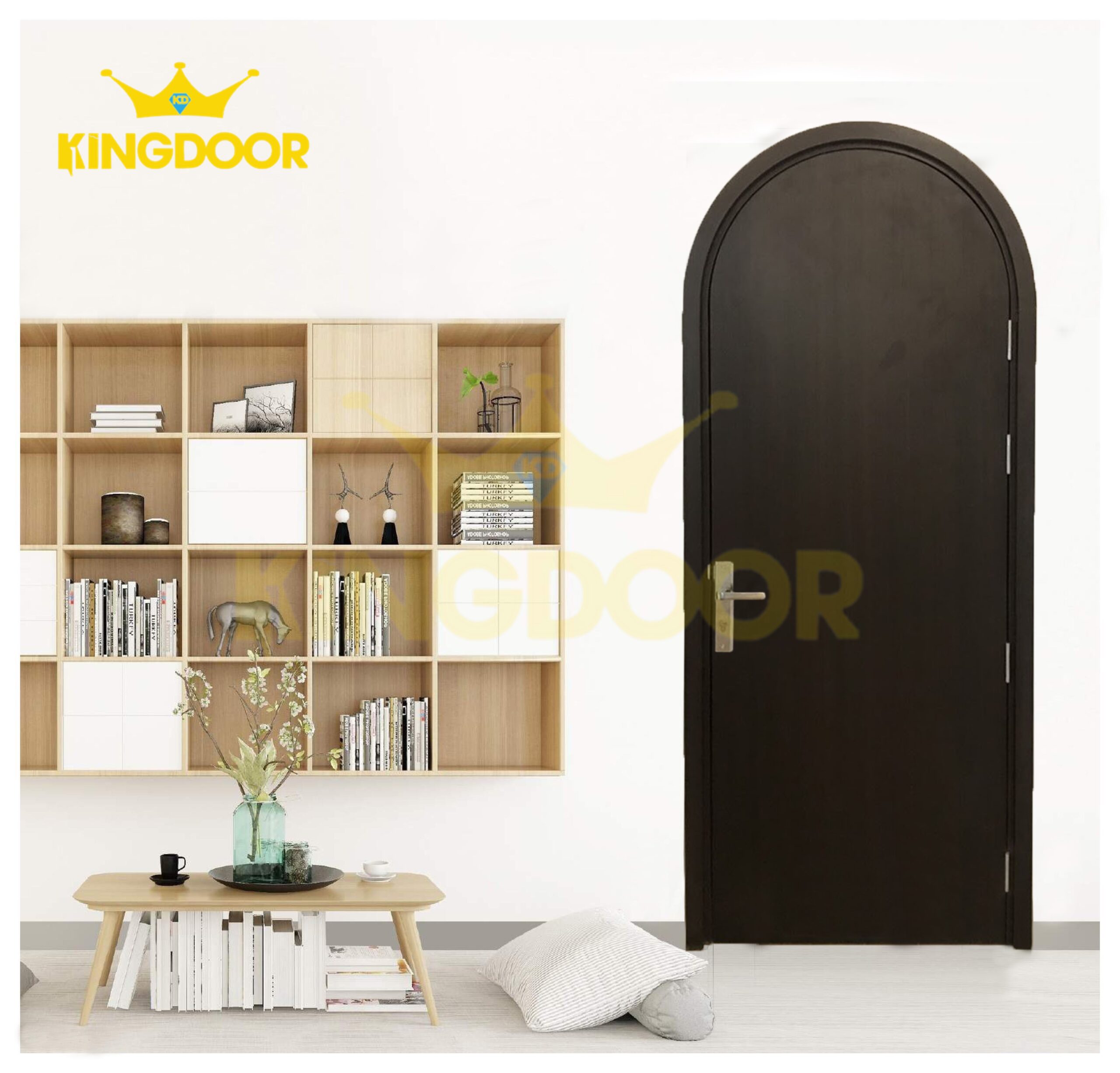 Cửa vòm gỗ giá rẻ