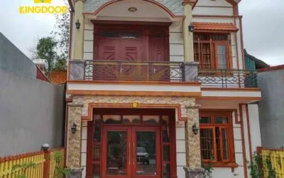 Cửa thép vân gỗ tại Bạc Liêu