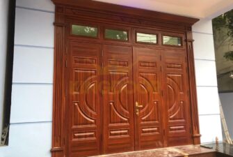 Cửa thép vân gỗ tại Đồng Tháp