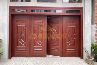 Cửa thép vân gỗ tại Kiên Giang