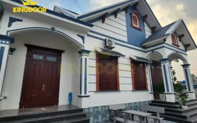 Cửa thép vân gỗ