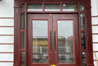 cửa thép vân gỗ tại Biên Hòa