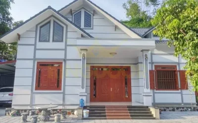 Cửa thép vân gỗ tại Bến Lức