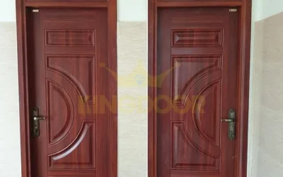 Cửa thép vân gỗ tại Châu Thành - Tây Ninh