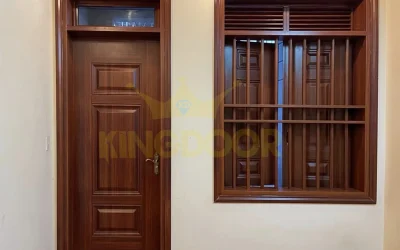 cửa thép vân gỗ tại cần giờ