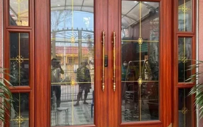 Cửa thép vân gỗ tại quận 3