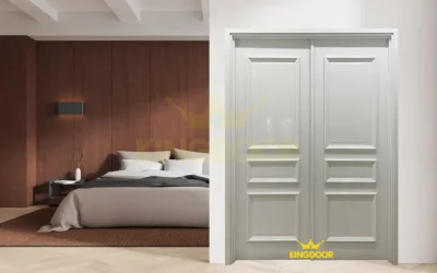 Cửa nhựa composite 2 cánh đối xứng