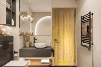 Giá cửa nhựa composite nhà vệ sinh