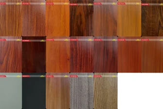Bảng màu cửa thép vân gỗ