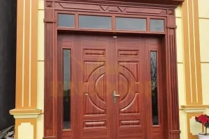 cửa thép vân gỗ cao cấp