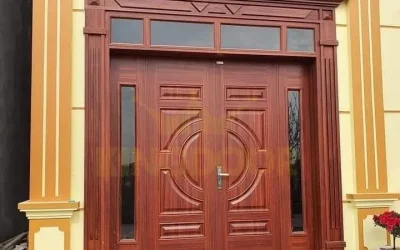 cửa thép vân gỗ cao cấp