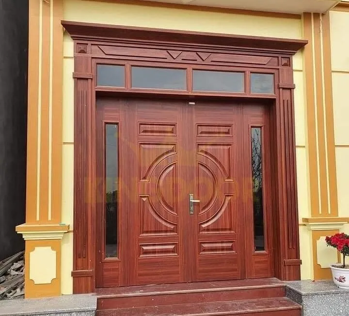 cửa thép vân gỗ cao cấp