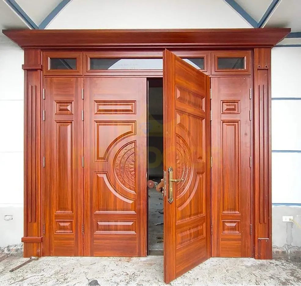 Cửa thép vân gỗ chống gỉ