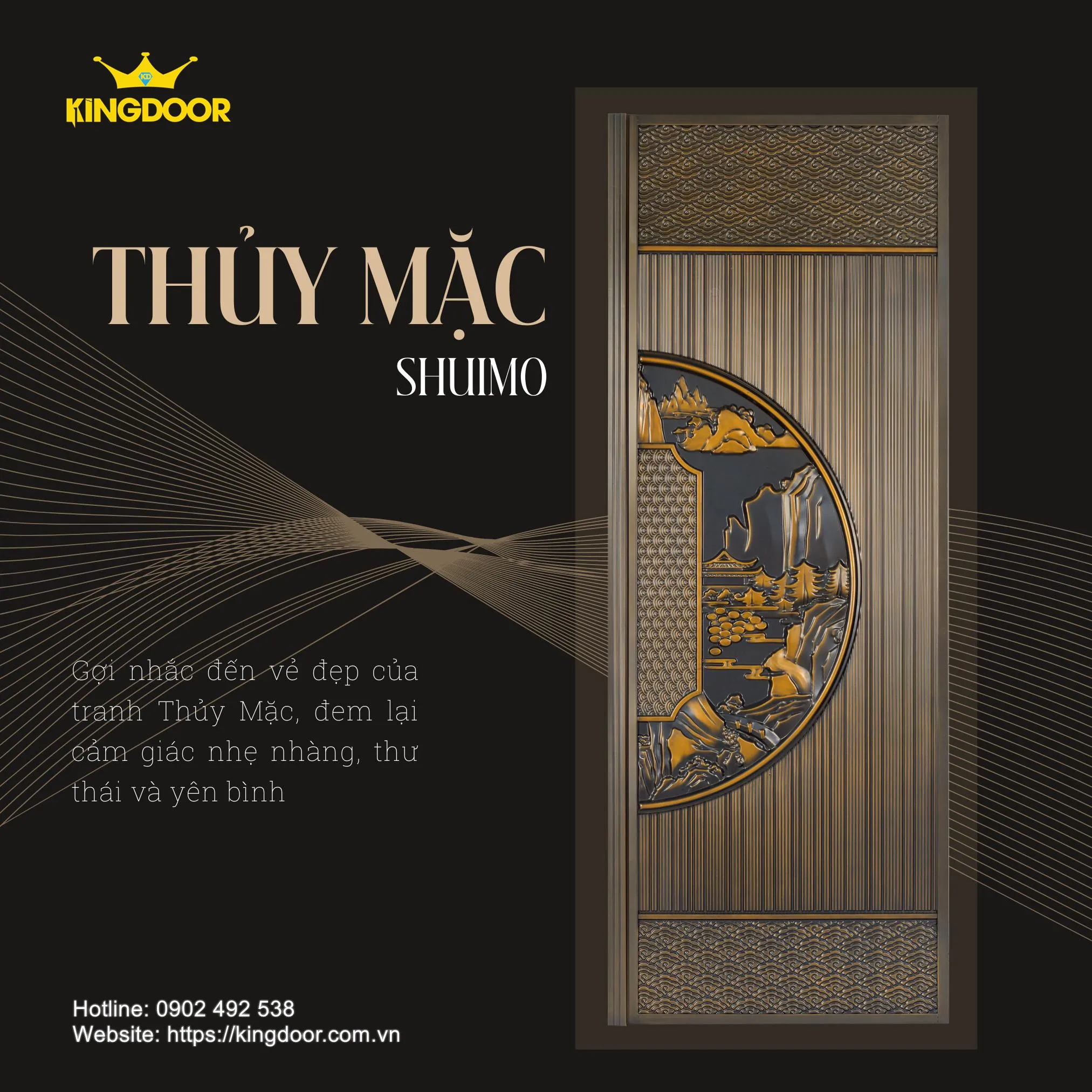 Cửa thép Classic họa tiết nghệ thuật 