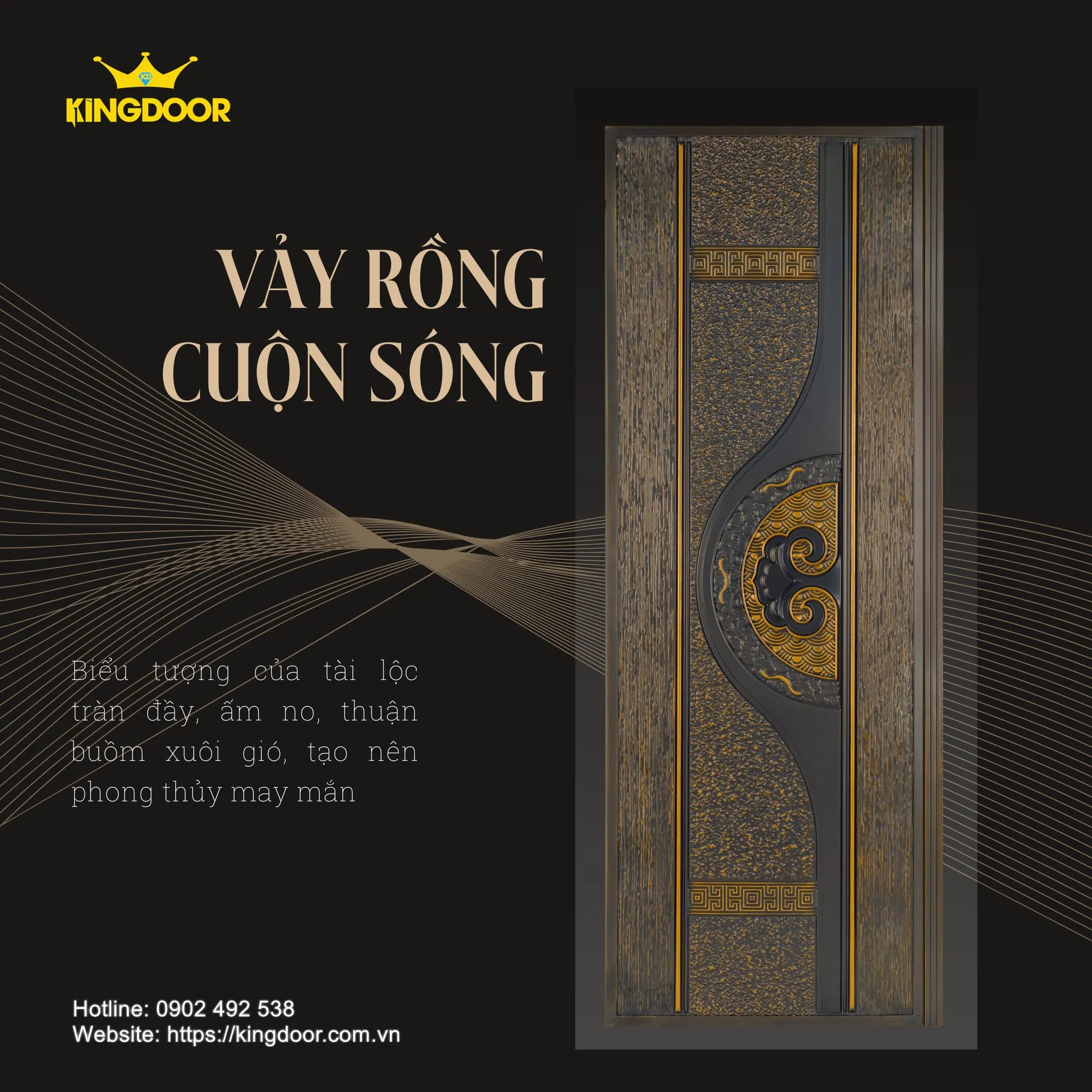 Cửa thép Classic họa tiết nghệ thuật 