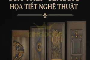 Cửa thép Classic họa tiết nghệ thuật