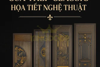 Cửa thép Classic họa tiết nghệ thuật