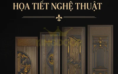 Cửa thép Classic họa tiết nghệ thuật
