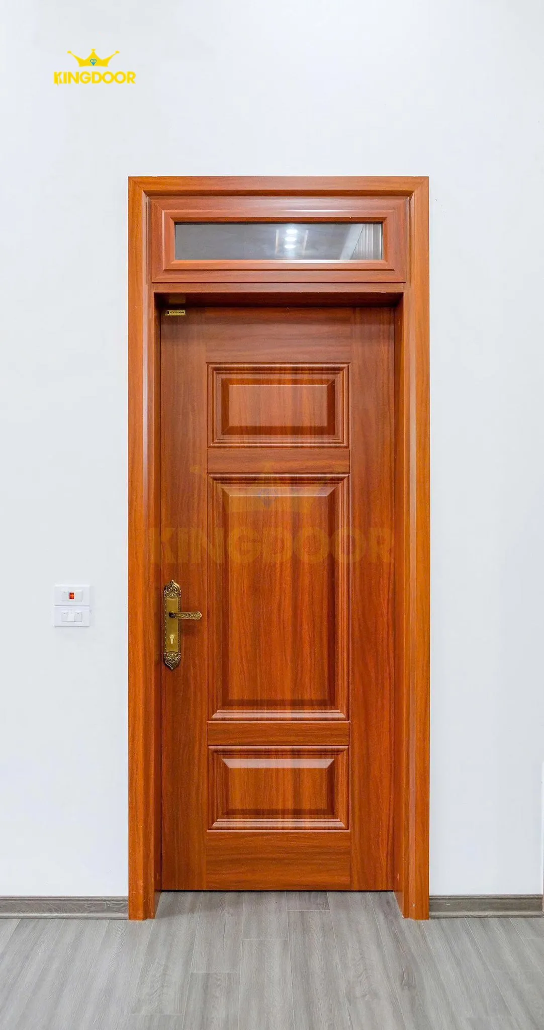Cửa phòng ngủ thép vân gỗ