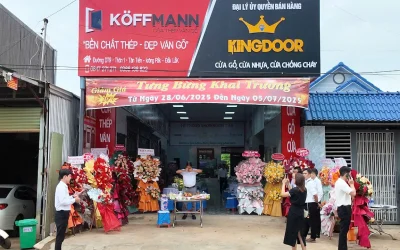 Khai trương showroom Kingdoor Đăk Lăk