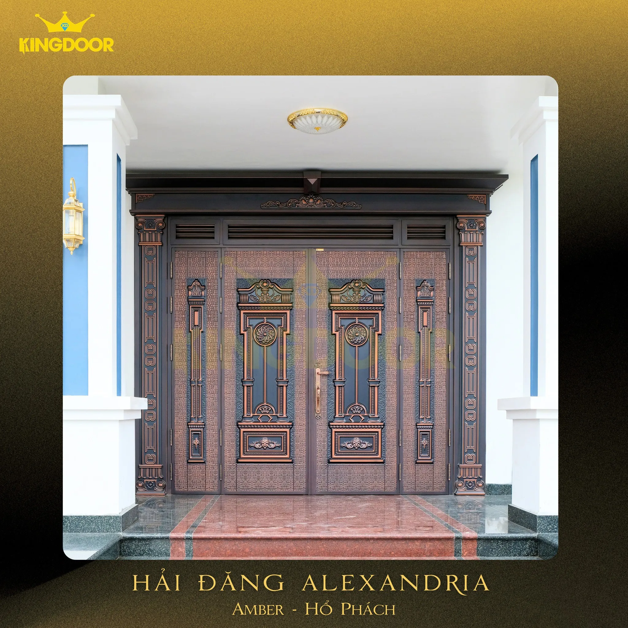 Cửa Thép Vân Gỗ Koffmann Classic Hải Đăng Alexandria