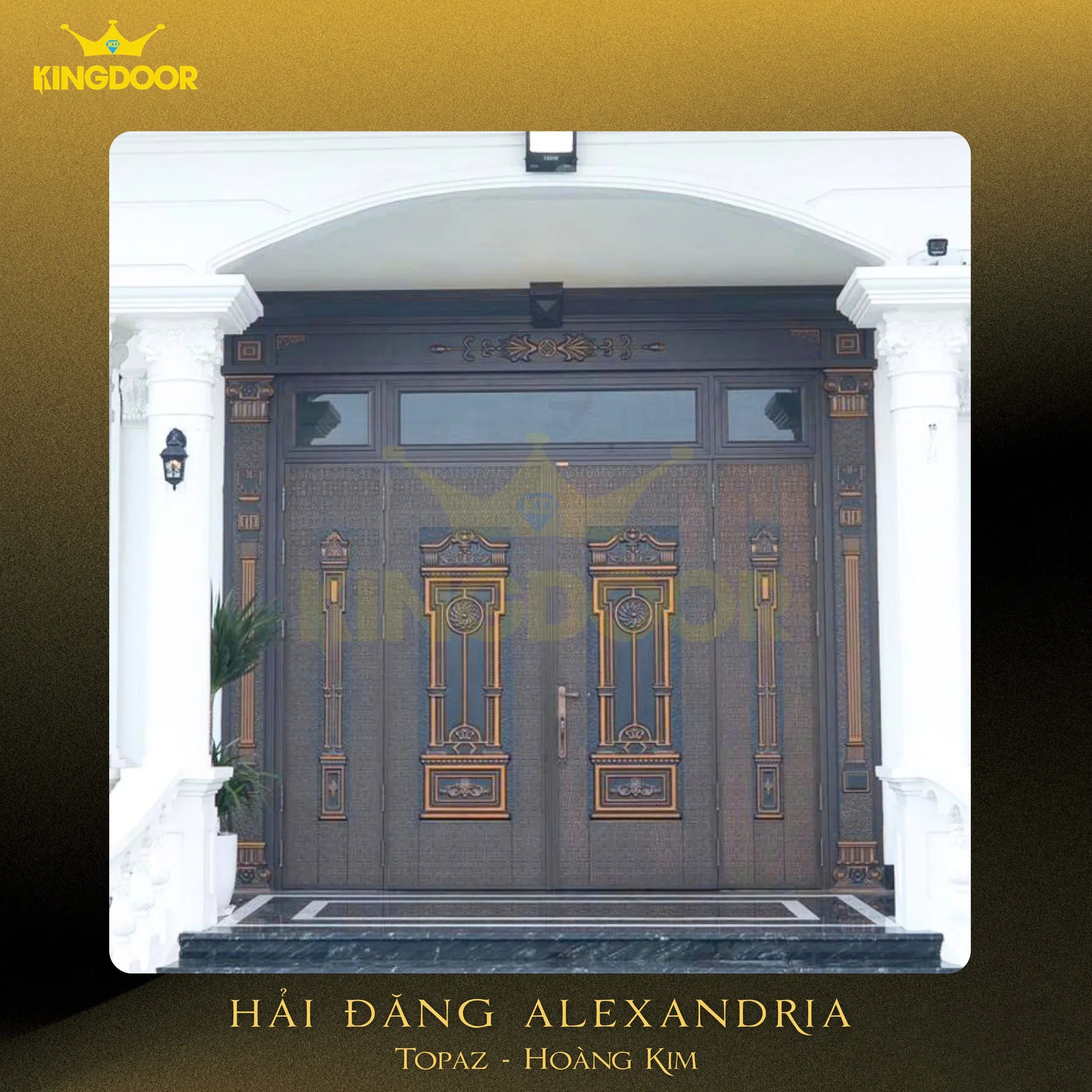 Cửa Thép Vân Gỗ Koffmann Classic Hải Đăng Alexandria