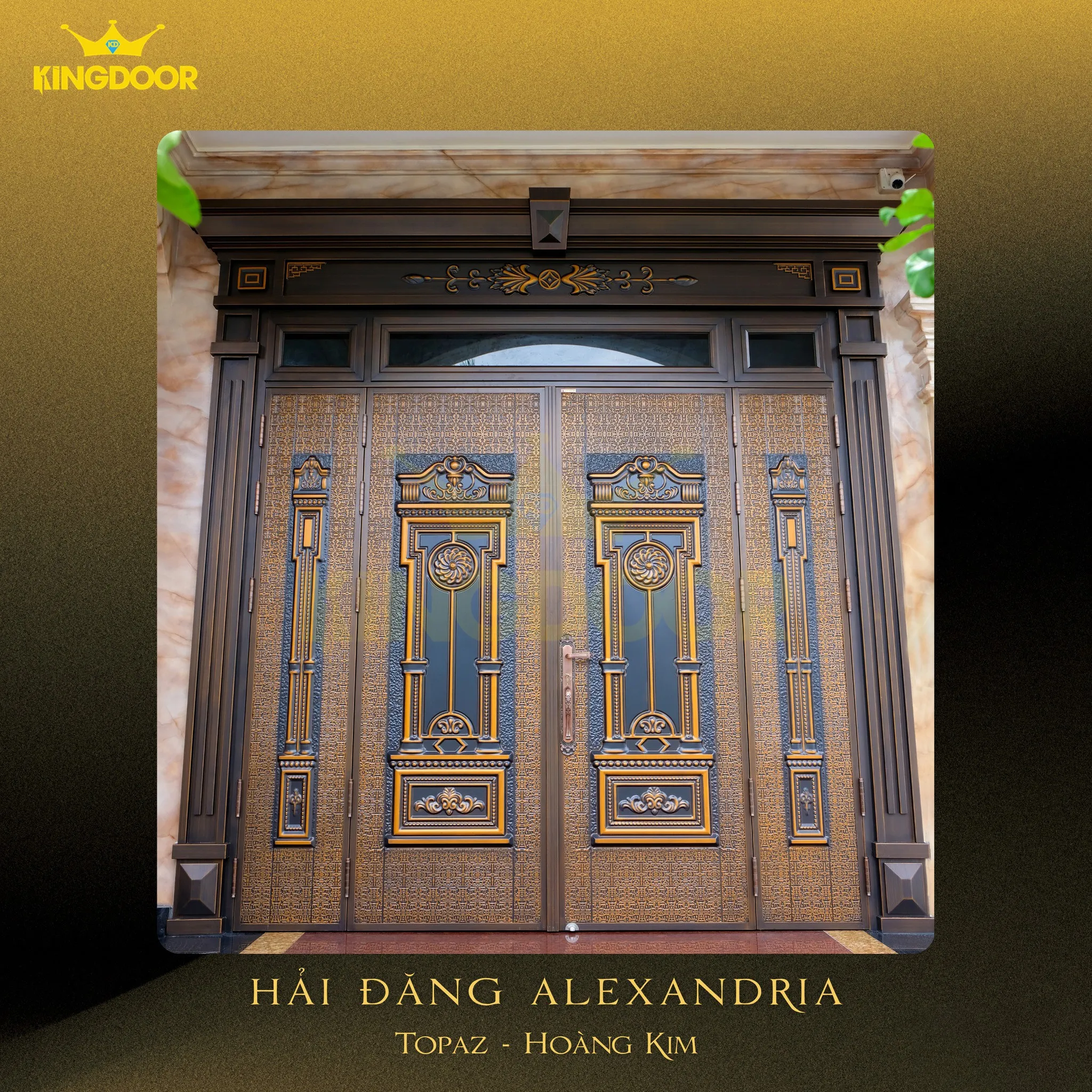 Cửa Thép Vân Gỗ Koffmann Classic Hải Đăng Alexandria